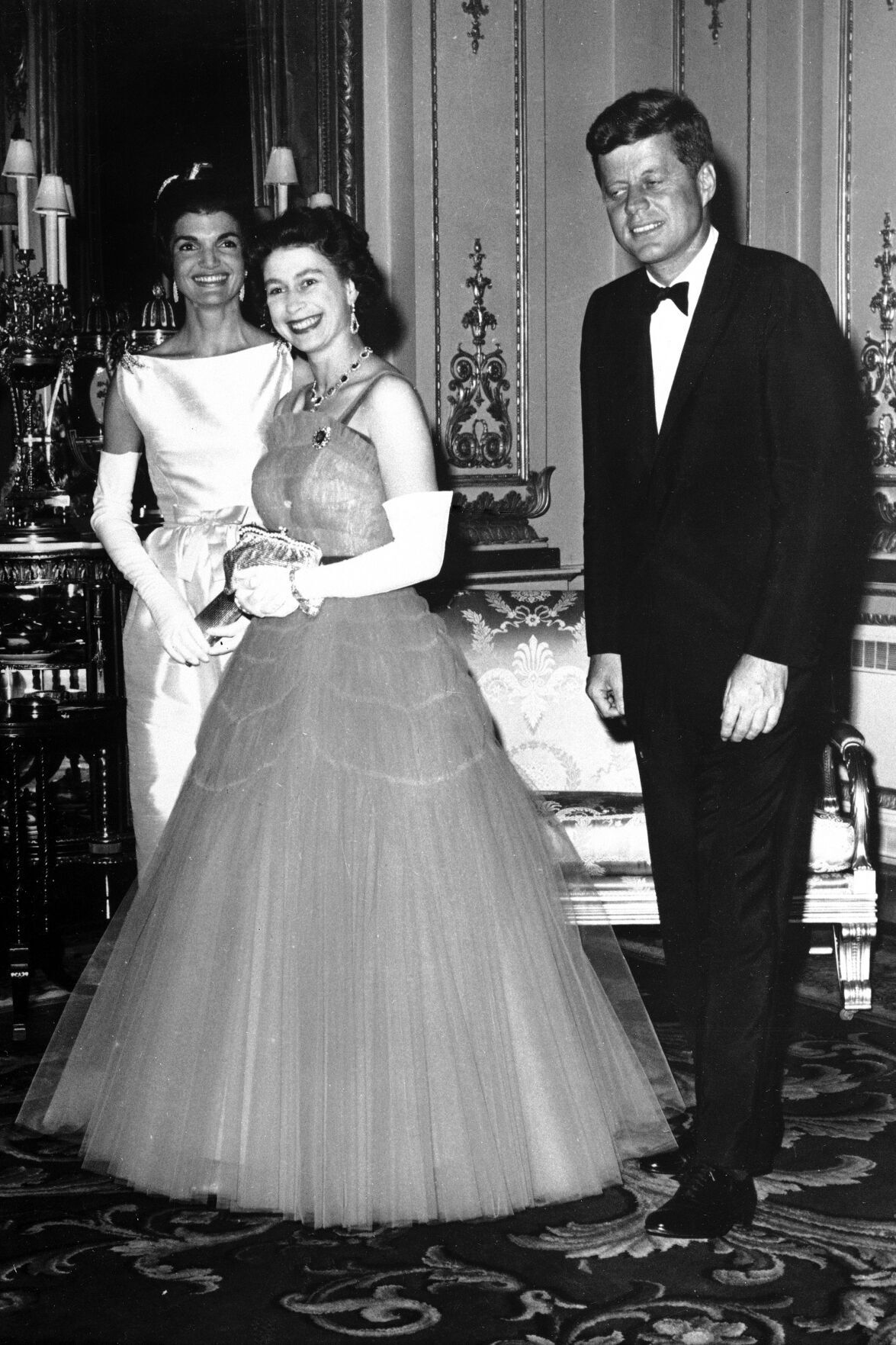 1961: Queen Elizabeth II and President John F. Kennedy